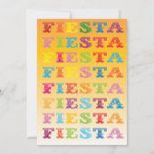 Invitation de la fête de la Fiesta mexicaine (Dos)