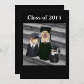 Invitation de la fête de la fin de la saison des c (Devant / Derrière)