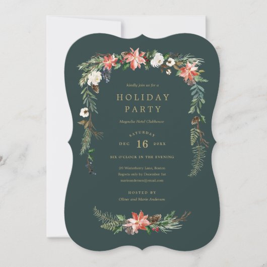 Invitation de la fête de la Garland (Devant)