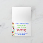 Invitation de la fête de la gomme de bulle (Intérieur)