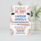 Invitation de la fête de la graduation de base-bal (Debout devant)