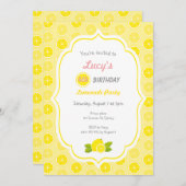 Invitation de la fête de la limonade (Devant / Derrière)