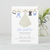 Invitation de la fête de la Lingerie bleue avec ro (Debout devant)