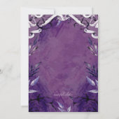 Invitation de la fête de la maman d'Halloween (Dos)