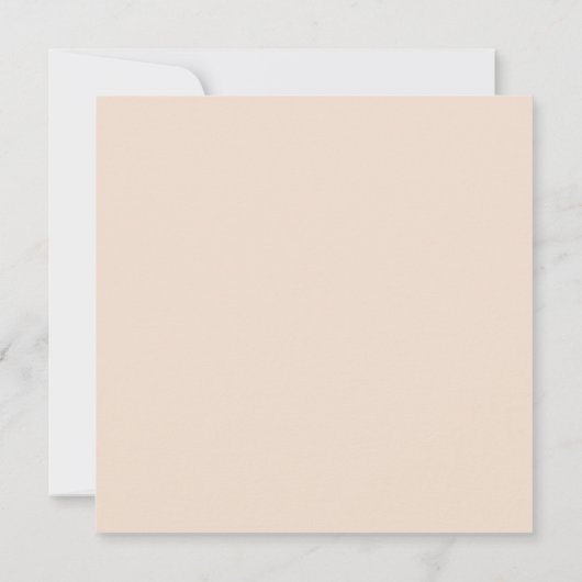 Invitation de la fête de la mariée des fleurs de c (Dos)