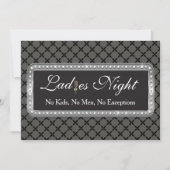 Invitation de la fête de la nuit de maman (Devant)