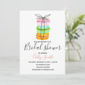 invitation de la fête de la nuptiale macaron (Debout devant)