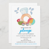 Invitation de la fête de la piscine (Devant / Derrière)