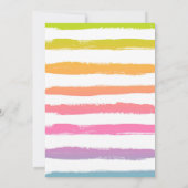 Invitation de la fête de la piscine de Flamants ro (Dos)