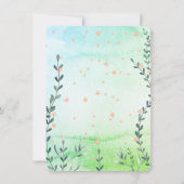 Invitation de la fête de la piscine de sirène (Dos)