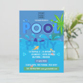 Invitation de la fête de la piscine d'été du Club/ (Debout devant)