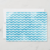 Invitation de la fête de la piscine, Invitation de (Dos)