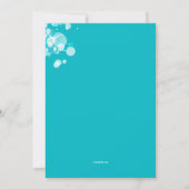 Invitation de la fête de la piscine Waves (Dos)