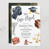 Invitation de la fête de la remise des diplômes de (Devant / Derrière)