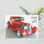 Invitation de la fête de la retraite classique (Debout devant)