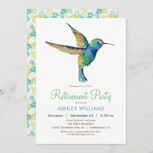 Invitation de la fête de la retraite des colibris