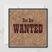 Invitation de la fête de la retraite des filles (Dos)