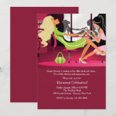 Invitation de la fête de la retraite gâchée (Devant / Derrière)