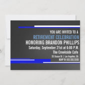 Invitation de la fête de la retraite masculine mod (Devant)