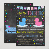 Invitation de la Fête de la Révélation de genre (Devant / Derrière)