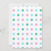 Invitation de la fête de la révélation de genre de (Dos)