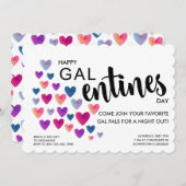 Invitation de la fête de la Saint-Galentin (Devant / Derrière)