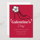 Invitation de la fête de la Saint-Galentin (Devant / Derrière)