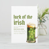 Invitation de la Fête de la Saint-Patrick (Debout devant)