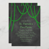 Invitation de la fête de la Saint-Patrick (Devant / Derrière)