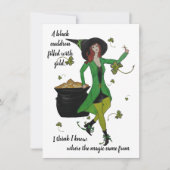 INVITATION de la fête de la Saint Patrick (Devant)