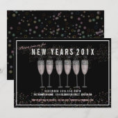 Invitation de la fête de la Saint-Sylvestre (Devant / Derrière)