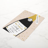 Invitation de la fête de la Saint-Sylvestre Bubbly (Rotation)