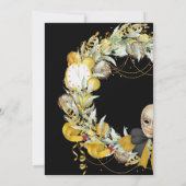 Invitation de la fête de la Saint-Sylvestre Élégan (Dos)