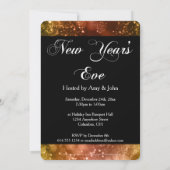 Invitation de la fête de la Saint-Sylvestre Mix Co (Dos)