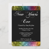 Invitation de la fête de la Saint Sylvestre Mix Co (Dos)