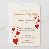 Invitation de la fête de la Saint Valentin moderne (Devant)
