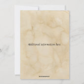 Invitation de la fête de la salle d'évasion modifi (Dos)