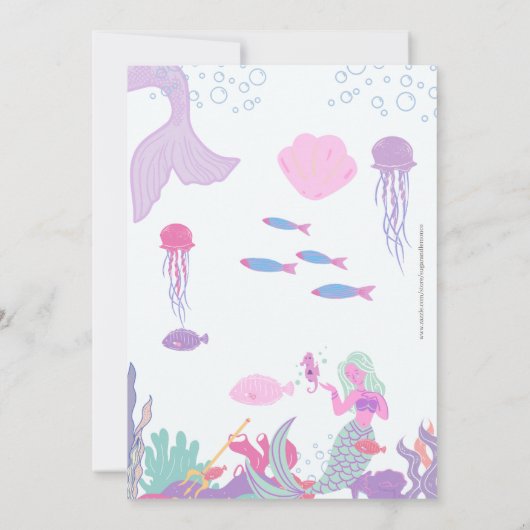 Invitation de la Fête de la Sirène, Invitation de (Dos)