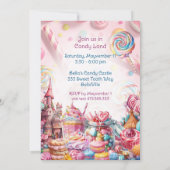 Invitation de la fête de la sueur Whimsical (Dos)