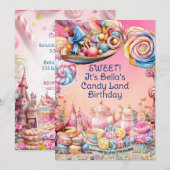 Invitation de la fête de la sueur Whimsical (Devant / Derrière)