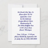 Invitation de la fête de l'accueil des militaires  (Dos)