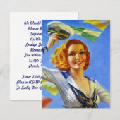 Invitation de la fête de l'accueil des militaires  (Devant / Derrière)