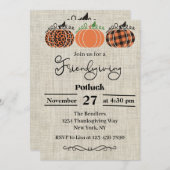 Invitation de la fête de l'Action d'Ami (Devant / Derrière)