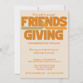 Invitation de la fête de l'Action de grâce (Devant)