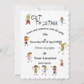 Invitation de la fête de l'ami (Devant)