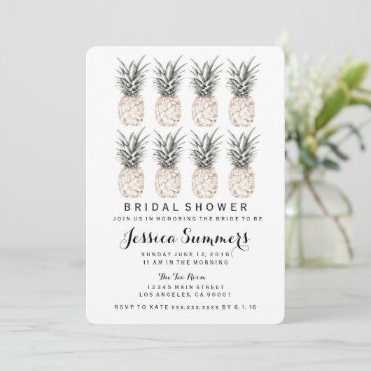 Invitation de la fête de l'ananas (Debout devant)