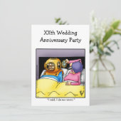 Invitation de la fête de l'anniversaire drôle (Debout devant)