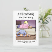 Invitation de la fête de l'anniversaire drôle (Debout devant)