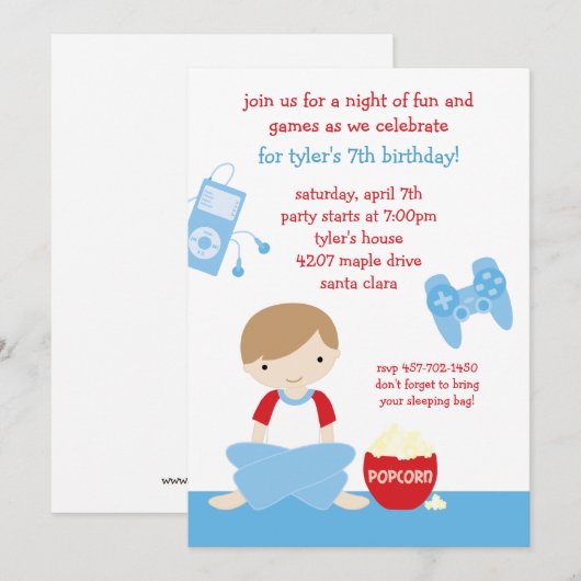 Invitation de la fête de l'aube (Devant / Derrière)