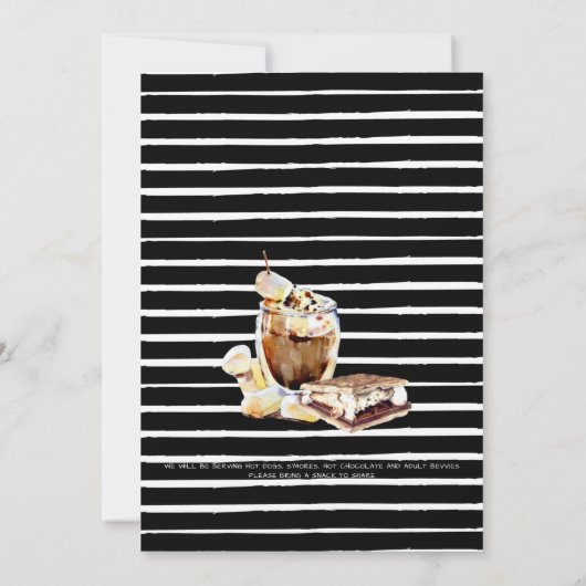 Invitation de la fête de l'aube à feu de joie (Dos)